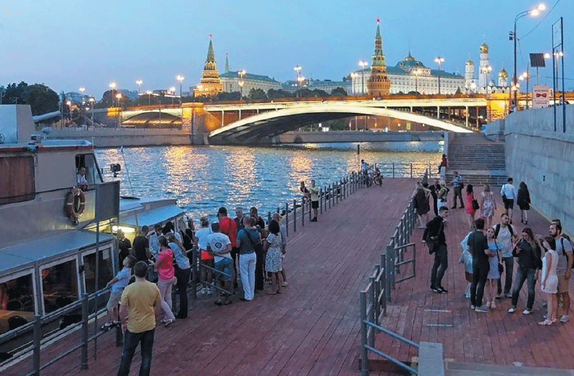 Москва река дно